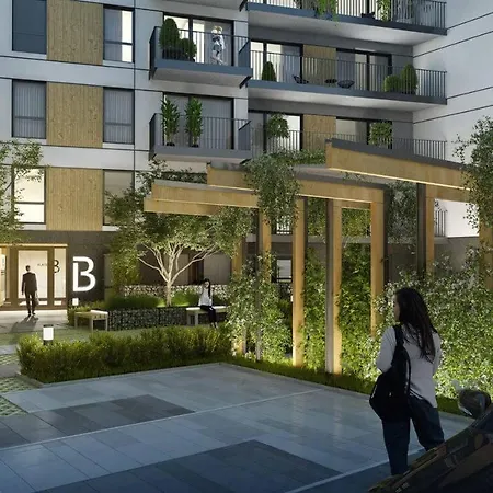 Downtown View 3 60m2+ Free Garage 2km Old Town Metro 9min Tram Apartament